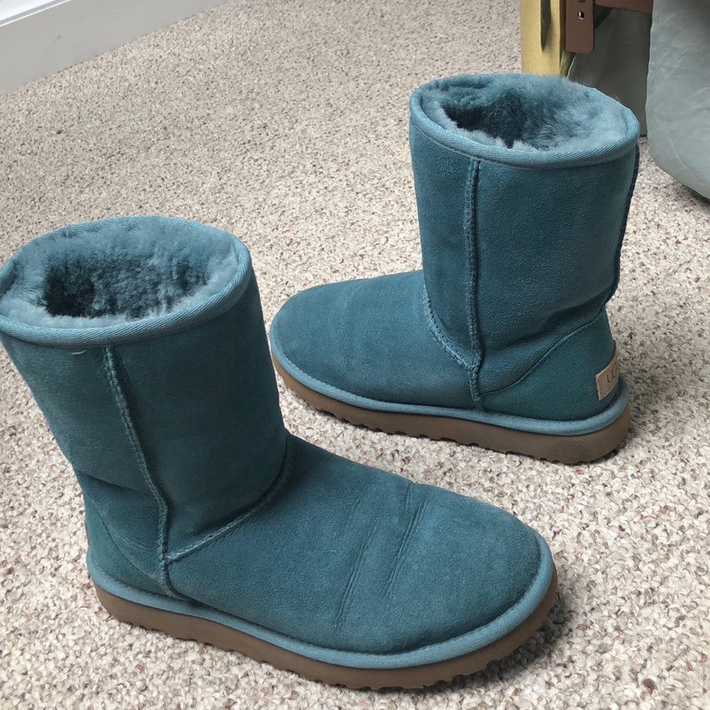 Turquoise Ugg short boot